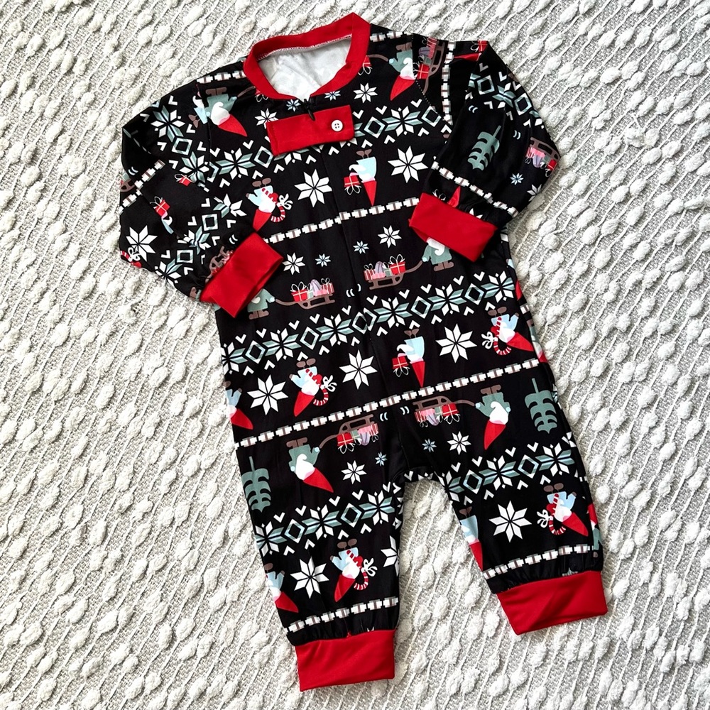 New! Baby Christmas / winter Pjs Onesie